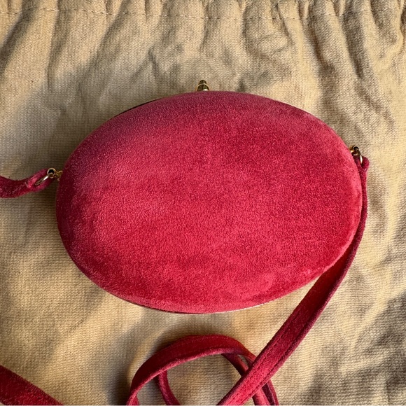 Hermès Oursin Minaudière Pochette Doblis Suede Leather Crossbody - Picture 4 of 16